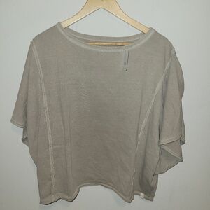 Women's olive Gray free people top size large